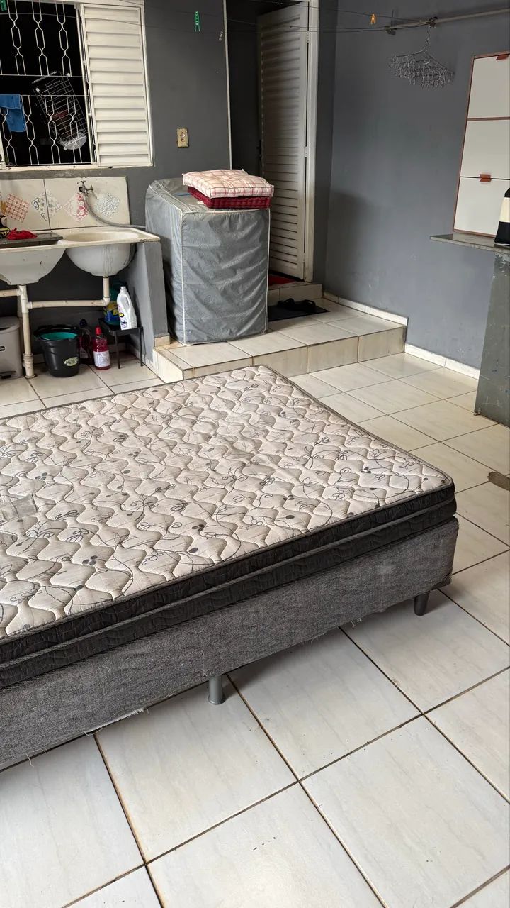 Cama de Casal com Colchão - Foto 3