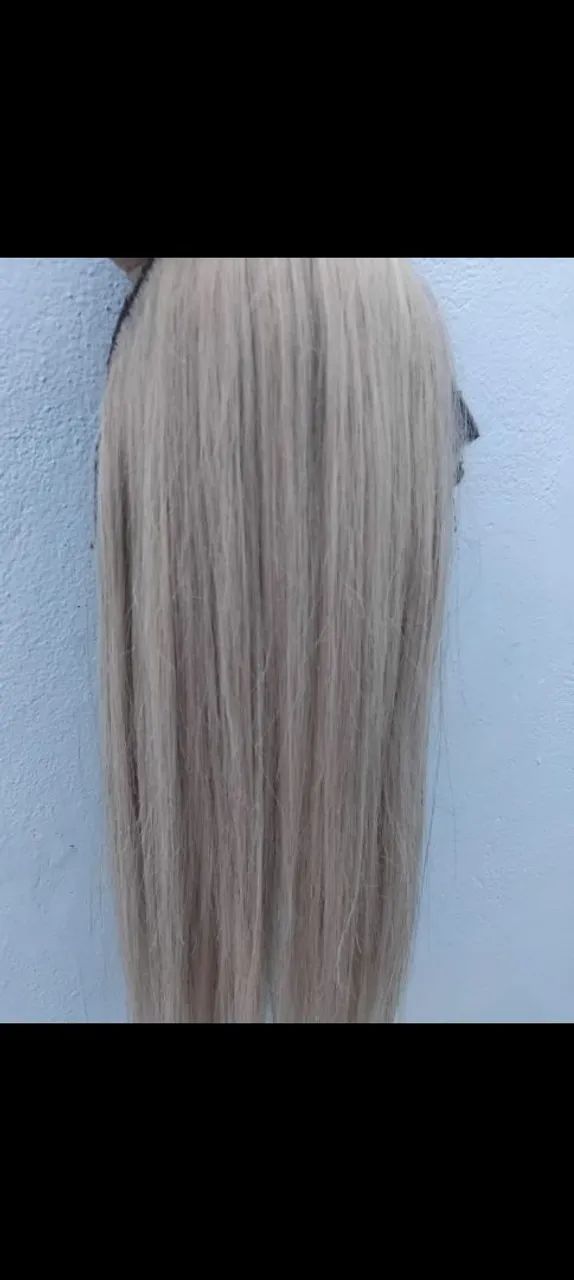 Cabelo Humano Loiro Mesclado