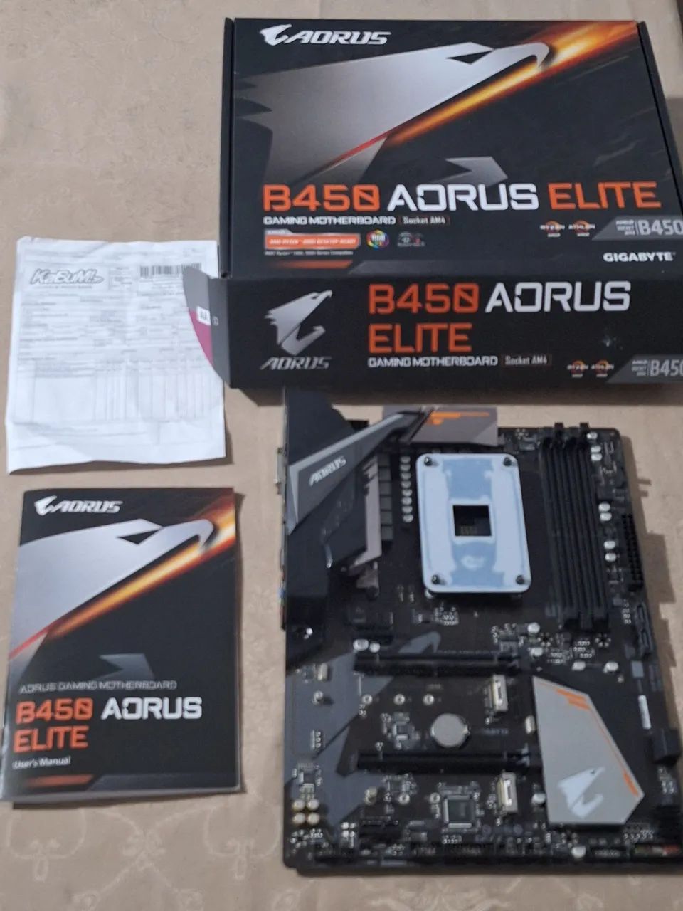 Placa mãe Aorus B450 Elite - Foto 2