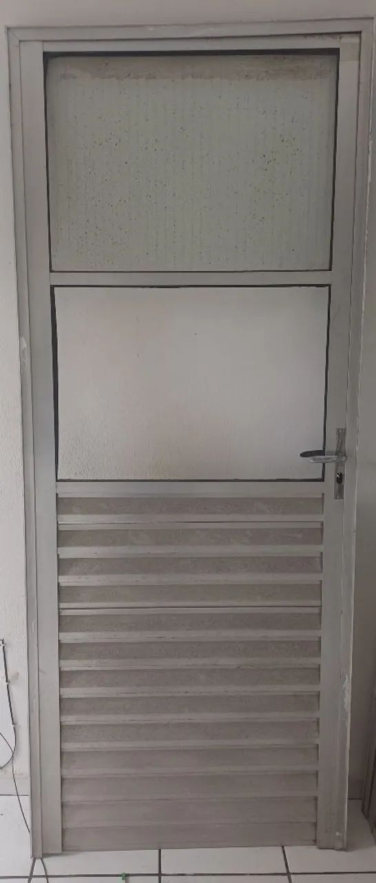 Porta e janela alumínio usada - Portas e Janelas - São Cristóvão ...
