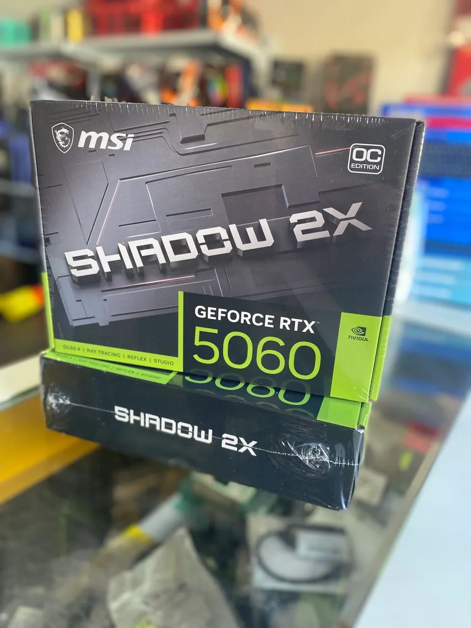 PLACA DE VIDEO MSI GEFORCE RTX 5060 SHADOW 2X OC 8GB GDDR7 912-V537-038 