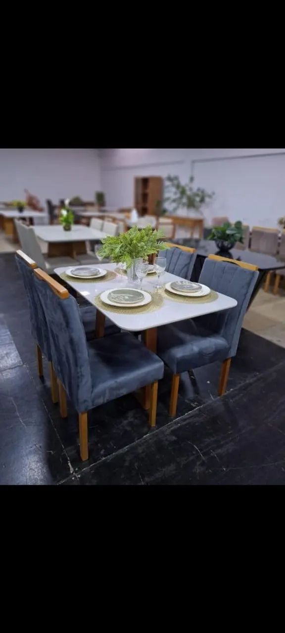 Mesa de jantar moderna, LANÇAMENTO! - Foto 2