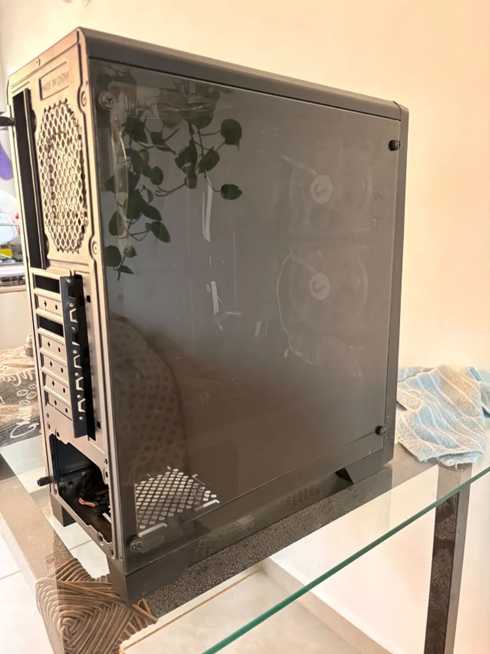 Gabinete Aerocool cylon + 5 fans argb com controladora 