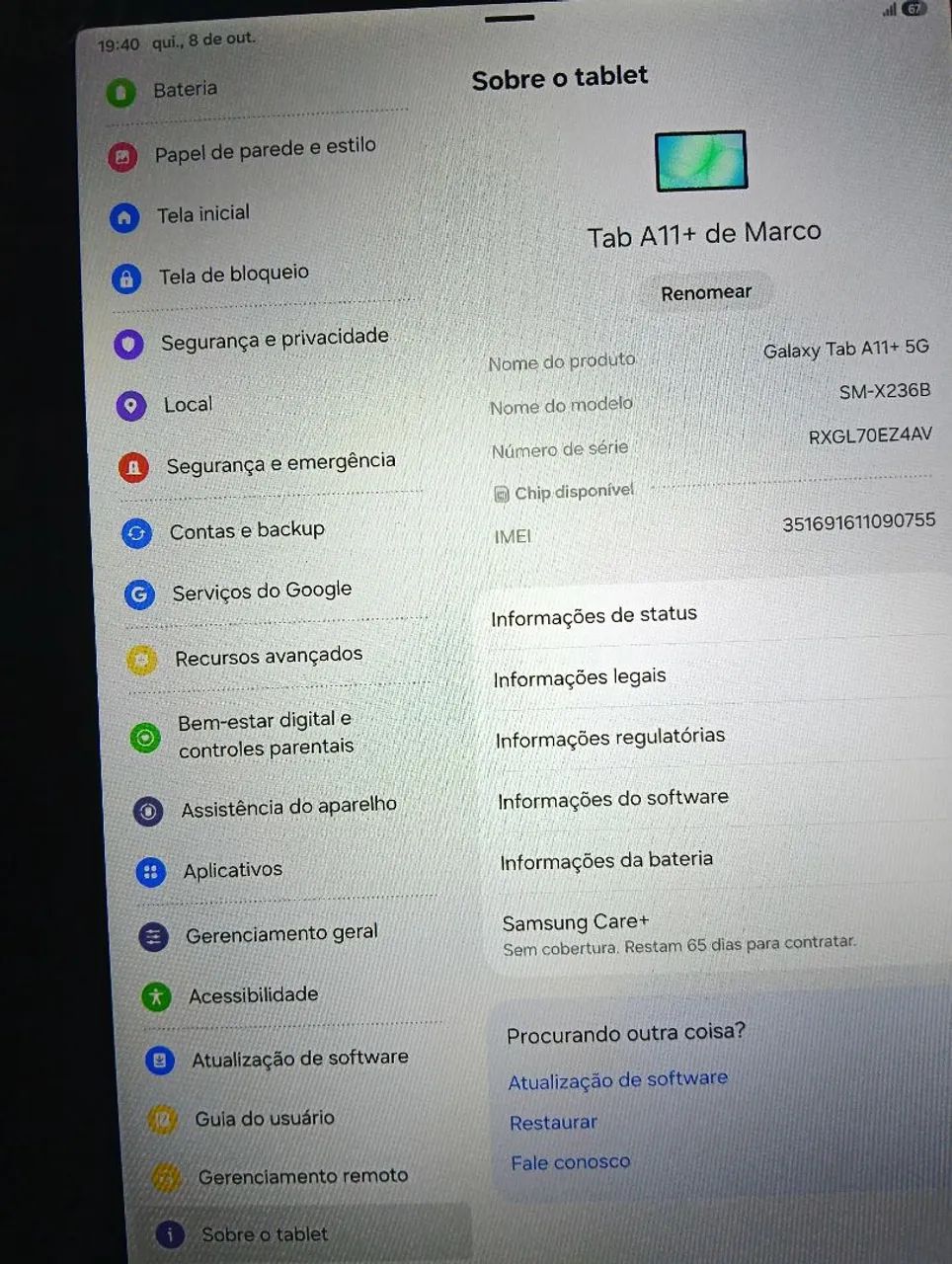 Samsung tablet a11+ 5G - Foto 5