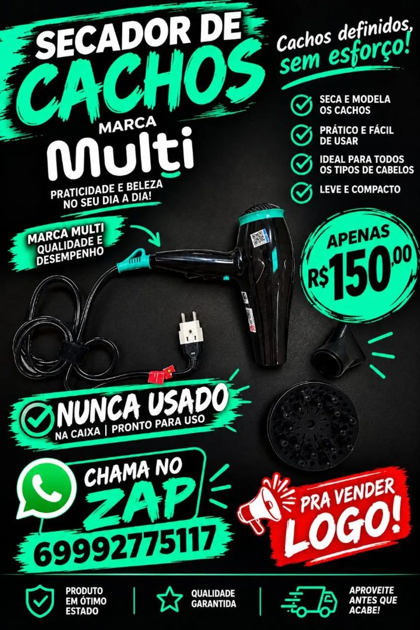 Secador de cabelo multi