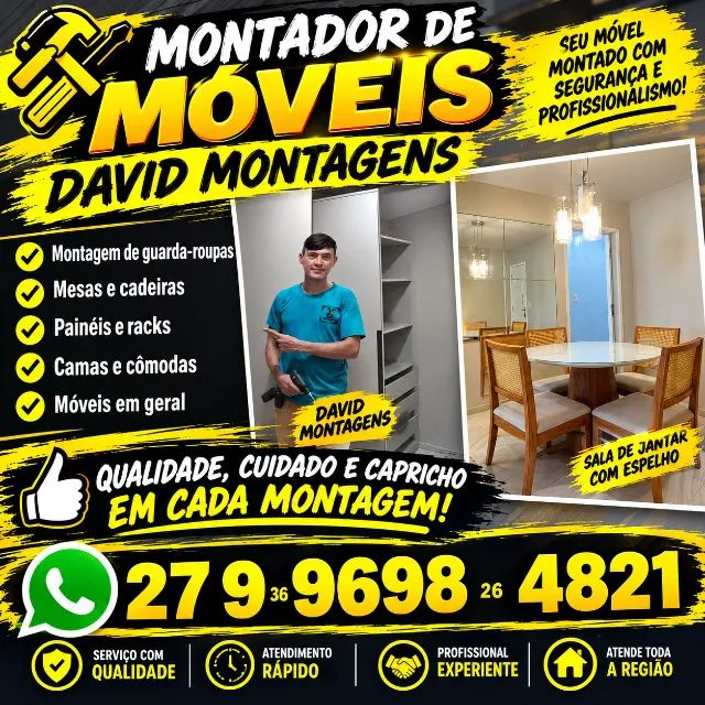 SERVIÇO DE MONTADOR DE MÓVEIS