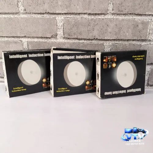 Kit Luminária 3 Peças Com Sensor + Entrega Grátis 
