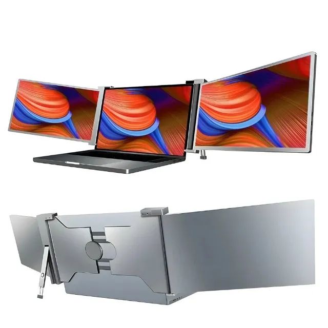 Monitor Triplo Portátil para Notebook 16:9 1080p IPS - Extensor de - Foto 3