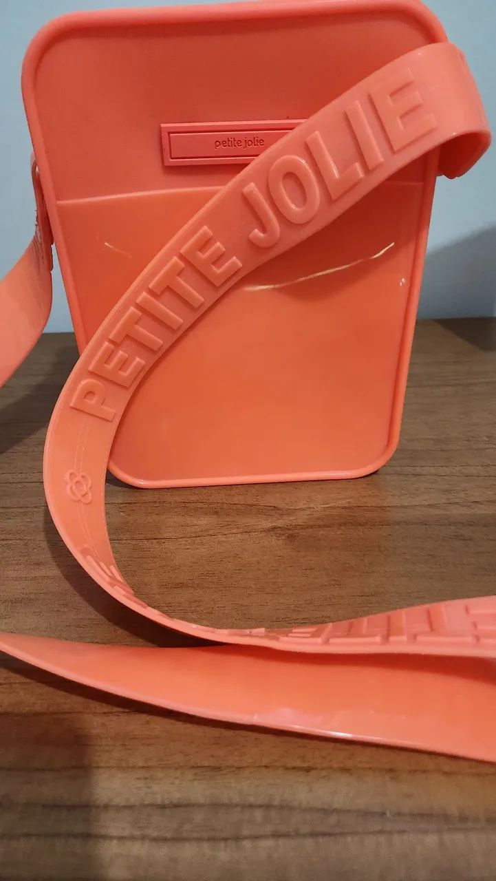 Bolsa Petite Jolie Laranja Coral Transversal - Foto 3