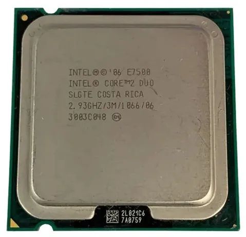 Processador Intel Core 2 Duo E7500 2.93ghz 1066mhz Lga 775
