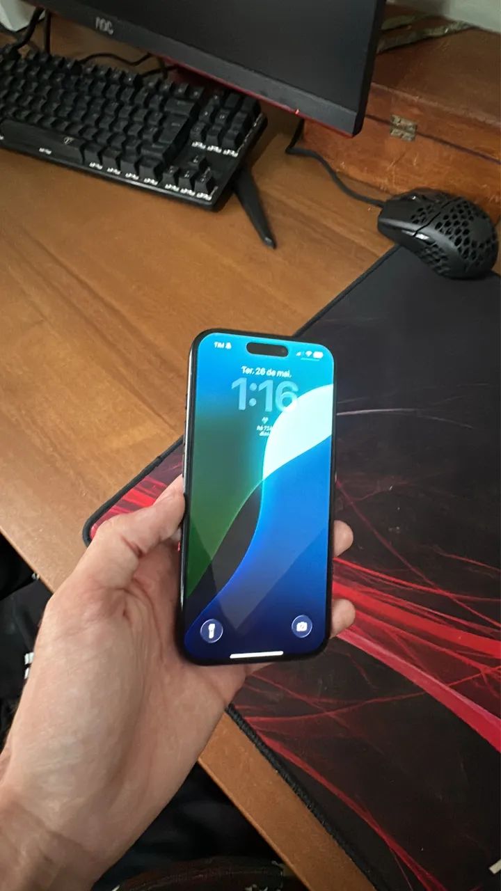 iphone 16 pro 256gb preto - Foto 4