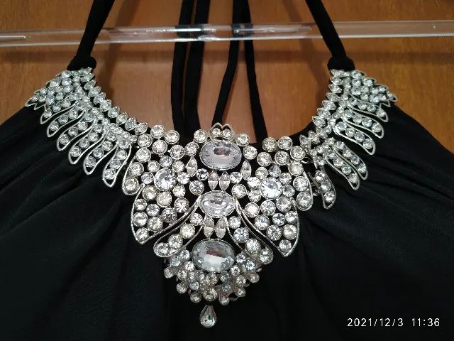 Vestido longo preto - Foto 4