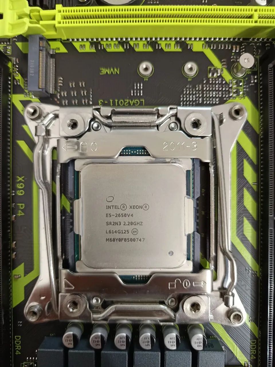 Kit de placa-mãe X99 P4 + Intel Xeon E5 2650 V4 - Foto 4