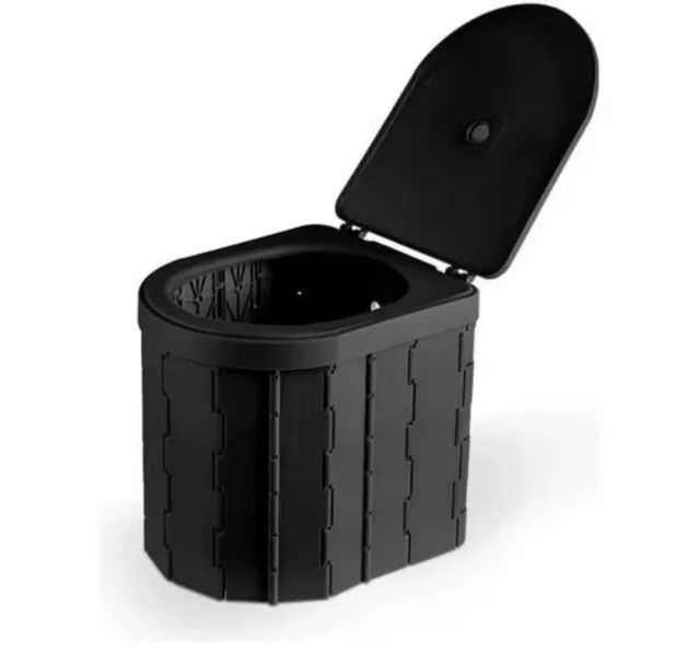 Vaso Sanitário Dobrável Portátil para acampar - NUNCA USADO 