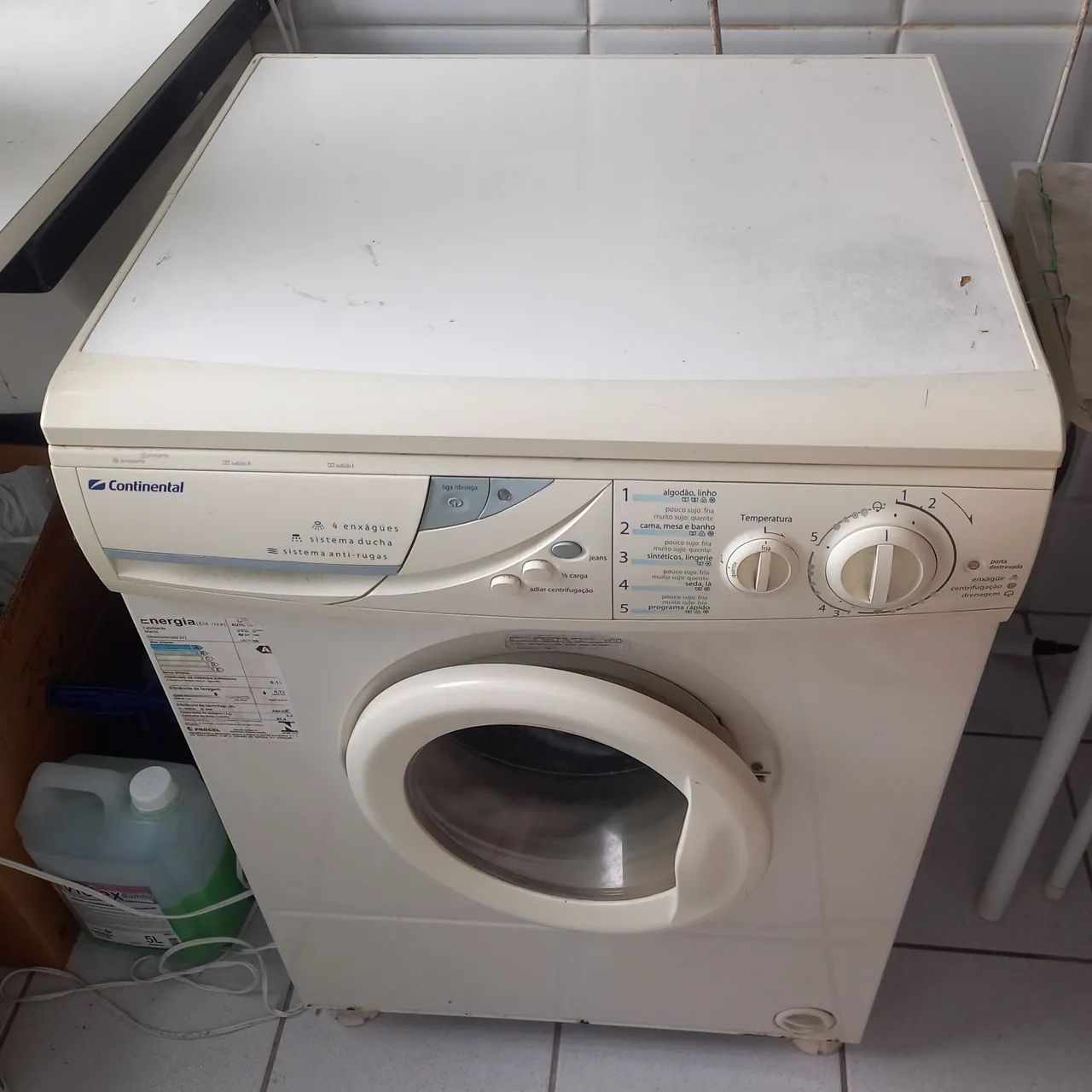 Máquina De Lavar Continental 5kg - Funcionando Perfeitamente!