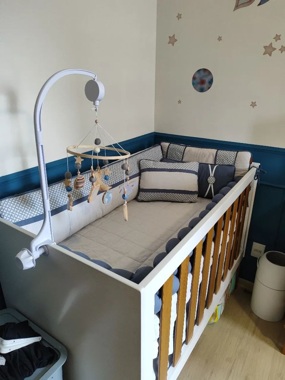 Vendo berço 2 em 1 + kit berço  - Foto 3
