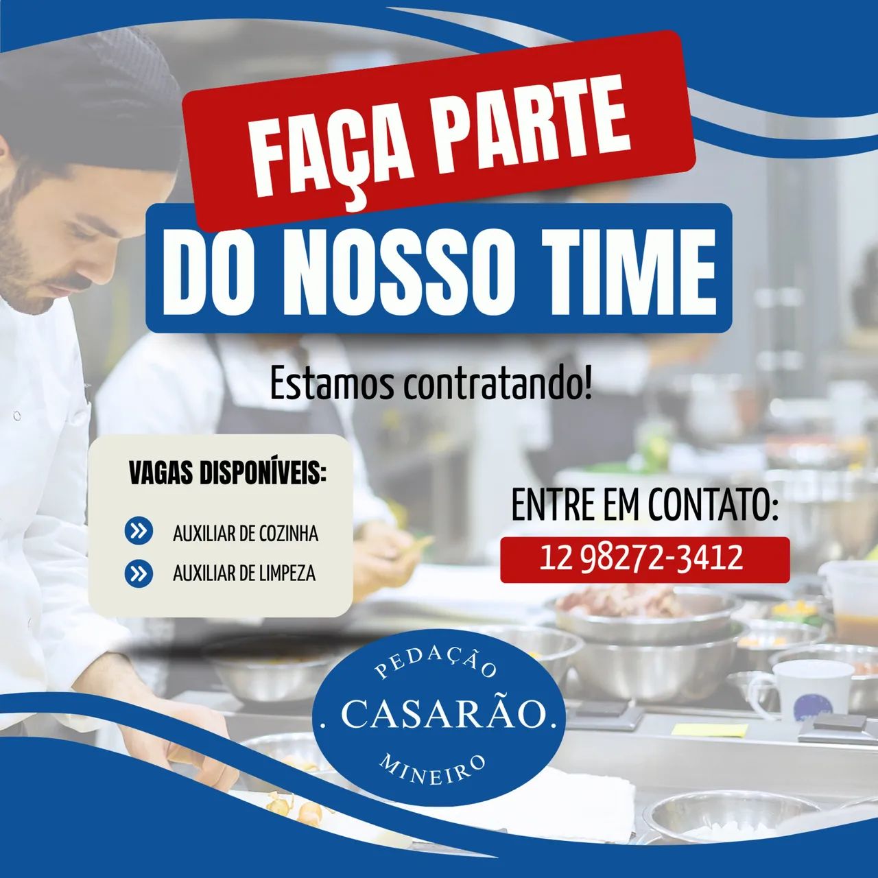 AUXILIAR DE COZINHA/LIMPEZA