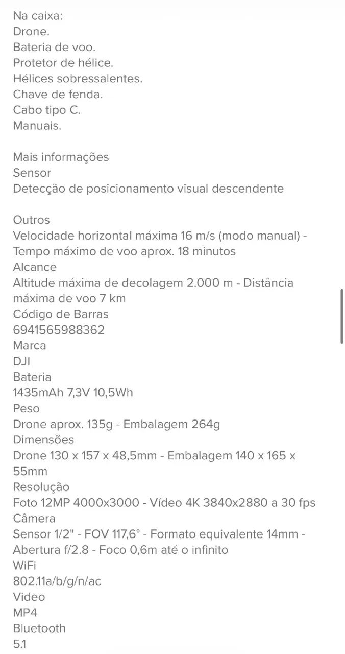 Drone Dji Neo Standard 4K 5 GHz Cor Cinza - Foto 4