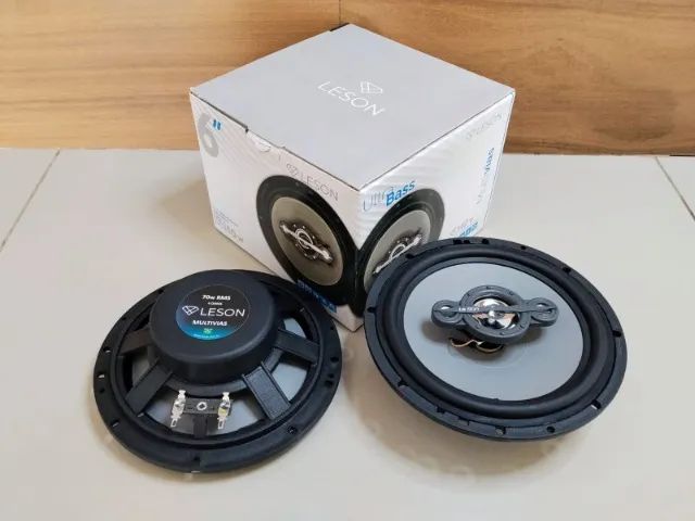 Par de Alto Falantes 6 Polegadas 140W Rms Leson (Novo na Caixa) - Foto 4