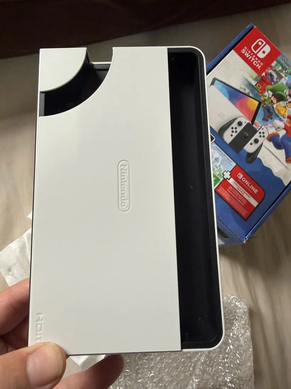Dock  original  Nintendo Switch OLED ( aceita trocas ) - Foto 3