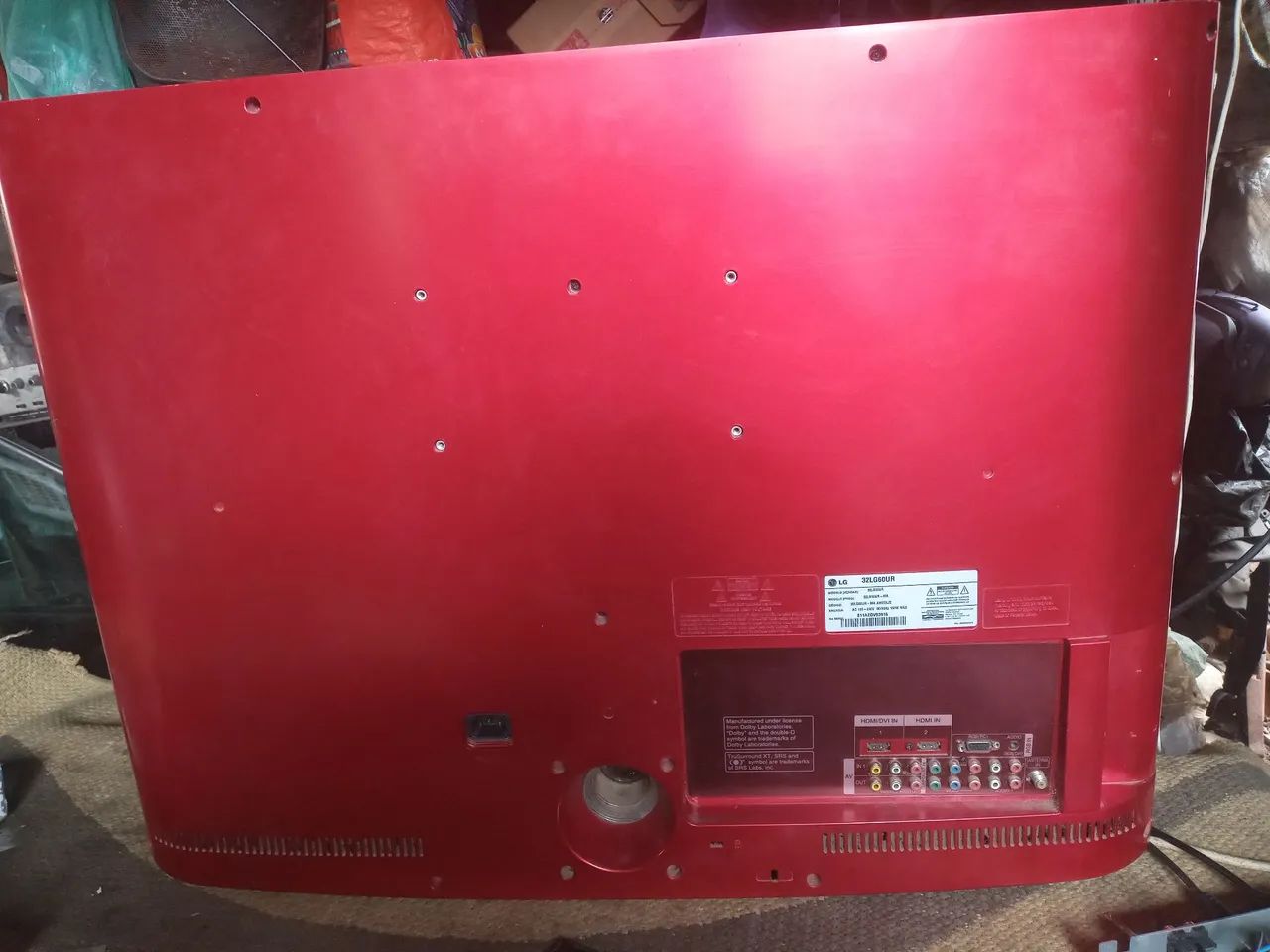 TV MONITOR VERMELHA 32 POLEGADAS LINDONA - Foto 4