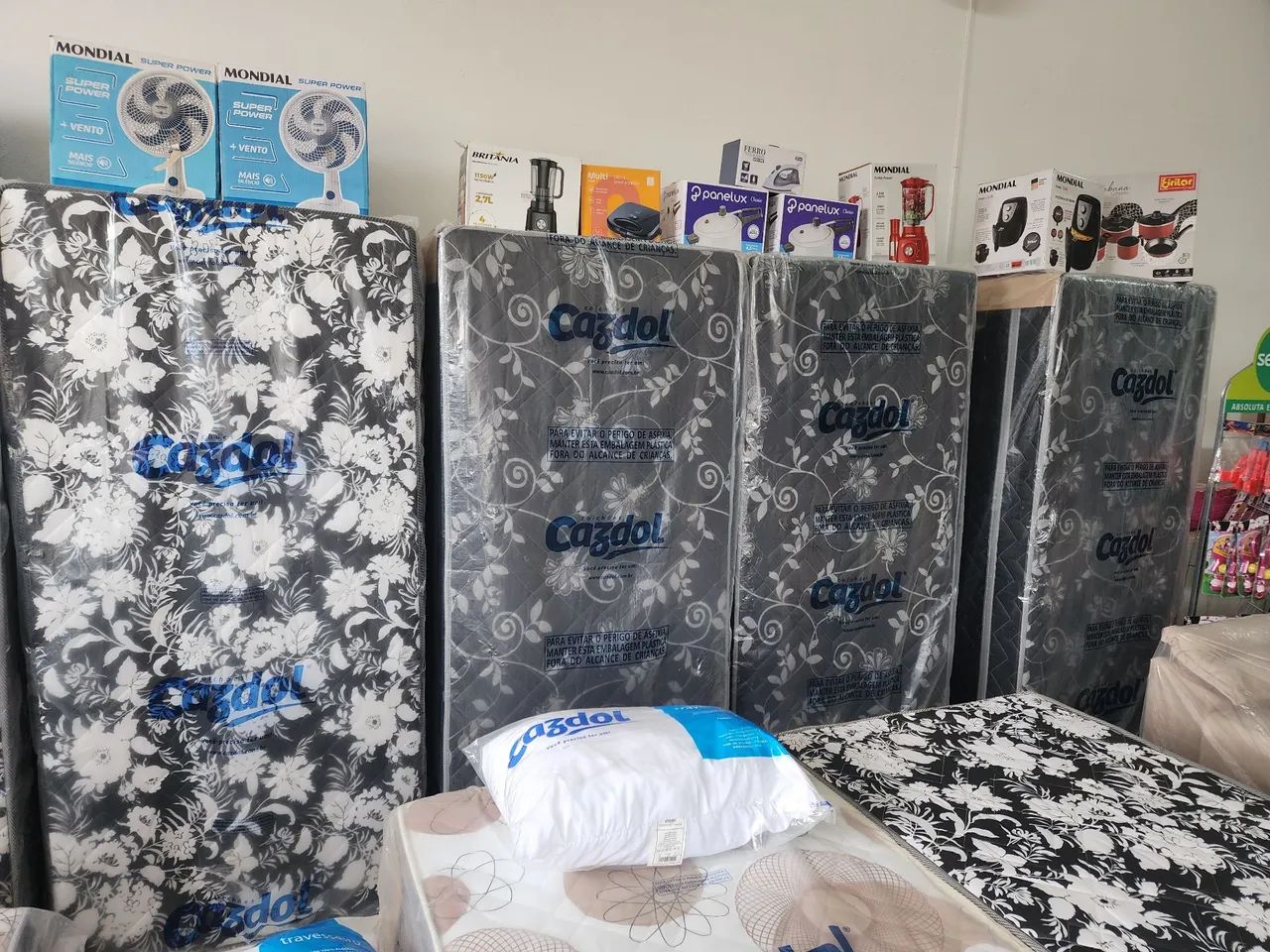 Cama box de espuma solteiro NOVA apenas R$ 359  a vista  - Foto 2