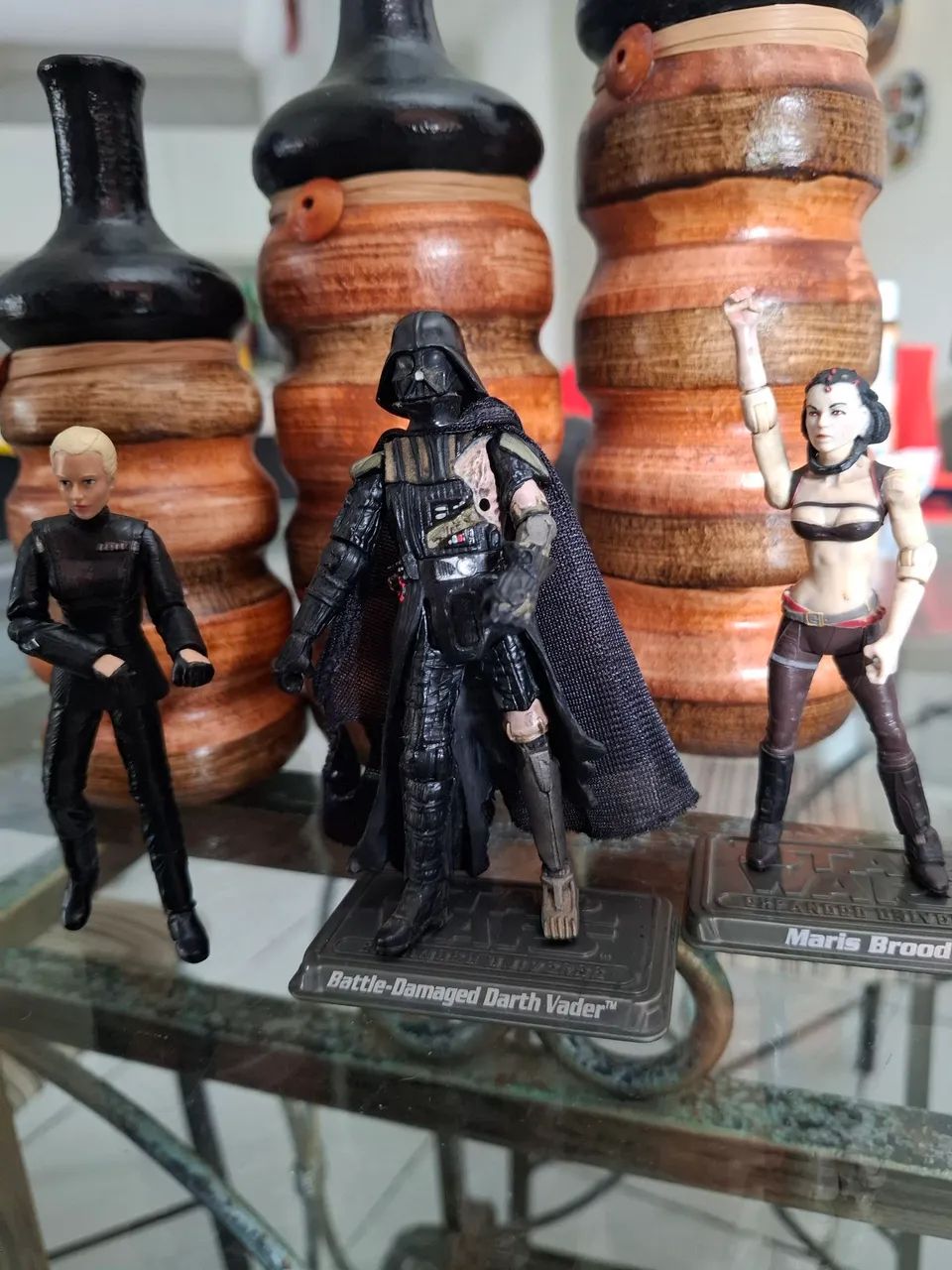 Coleção Star Wars com 9 Action Figures Originais - Darth Vader, Luke, Han Solo e Mais - Foto 4