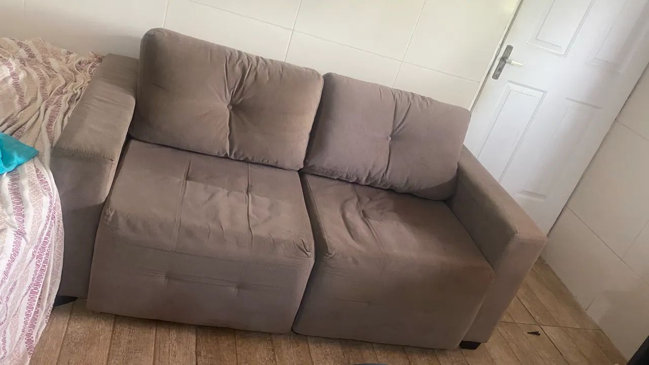 Vende -se sofá cama 2/3 lugares, retirada Bessa - Foto 4