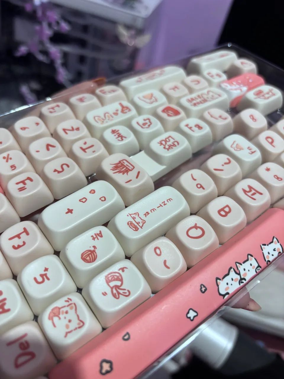 Keycaps 133 peças meow  - Foto 2
