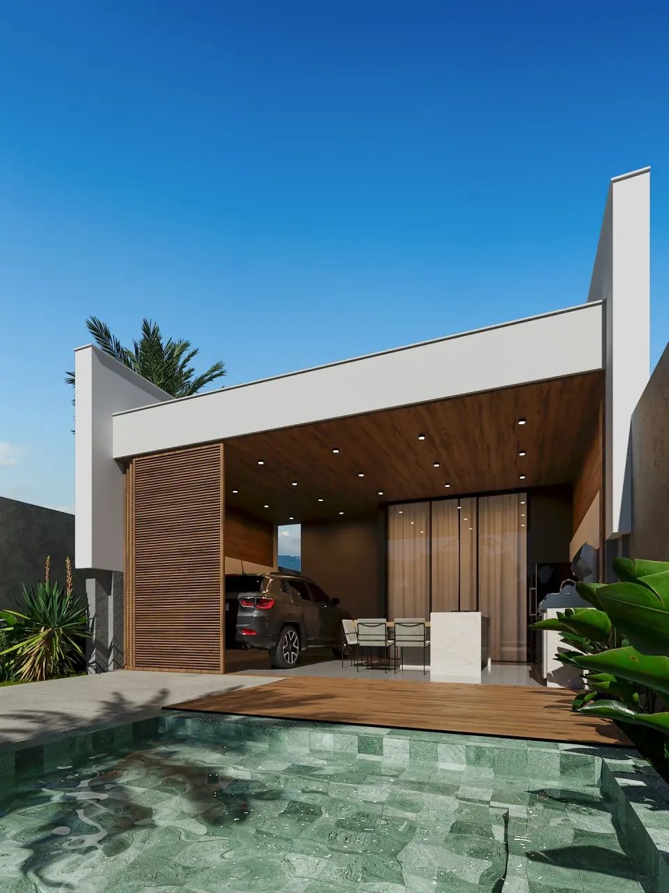 Francês Casa nova para venda possui 150m2 com 3/4 com piscina - Marechal Deodoro - Foto 5