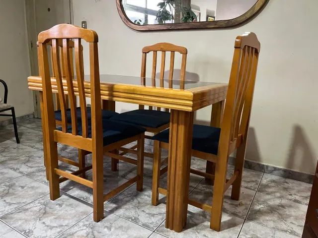 MESA SALA JANTAR C 4 CADEIRAS - Foto 4