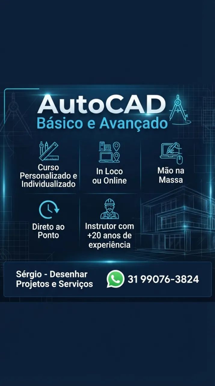 CURSO - Civil 3D e AutoCAD Básico e Avançado 