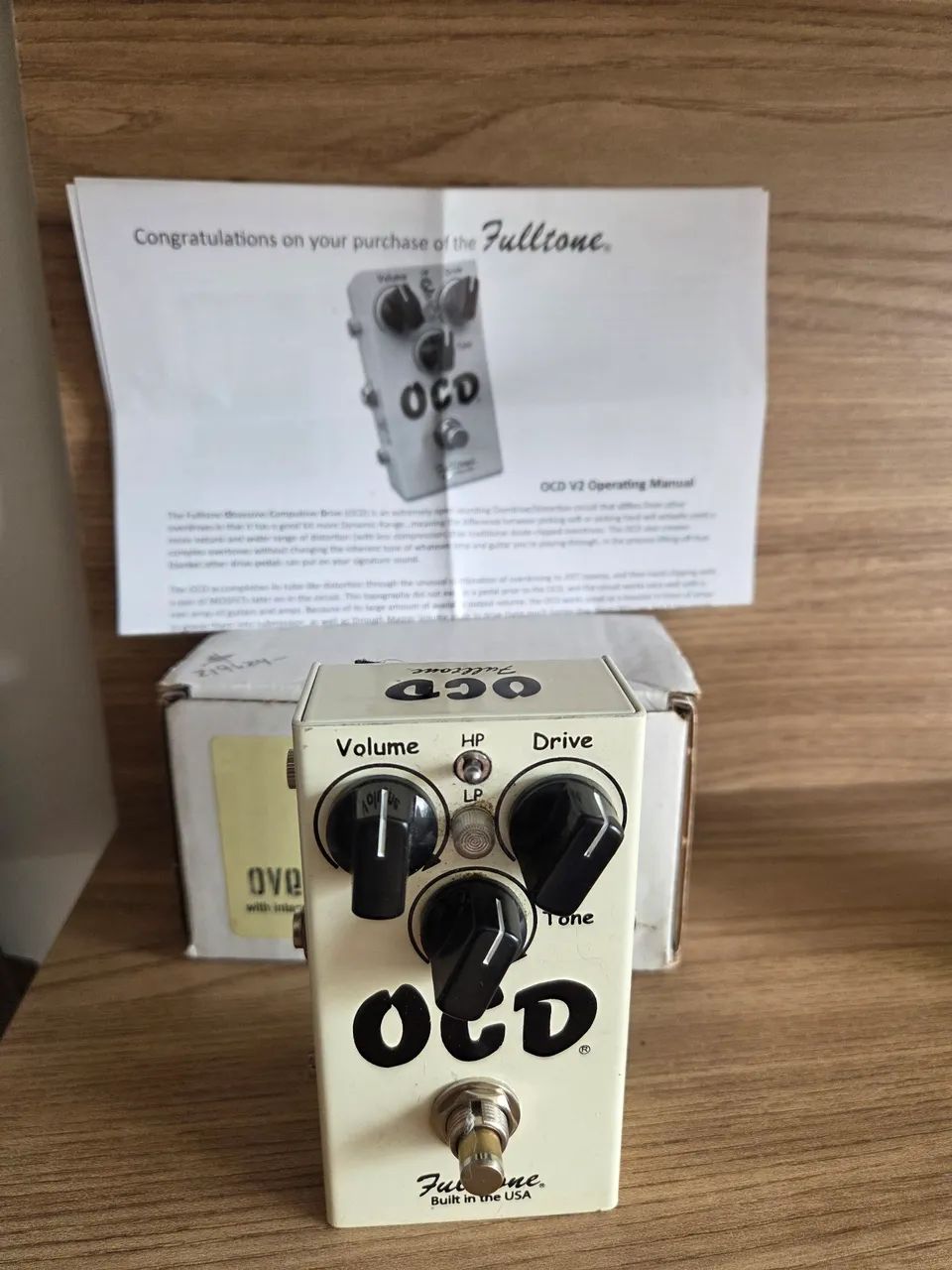 Pedal fulltone ocd v2