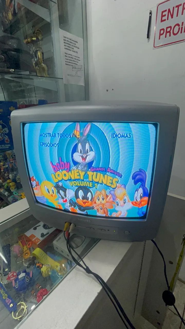 Tv tubo crt retrogamer Philips 14 polegadas 