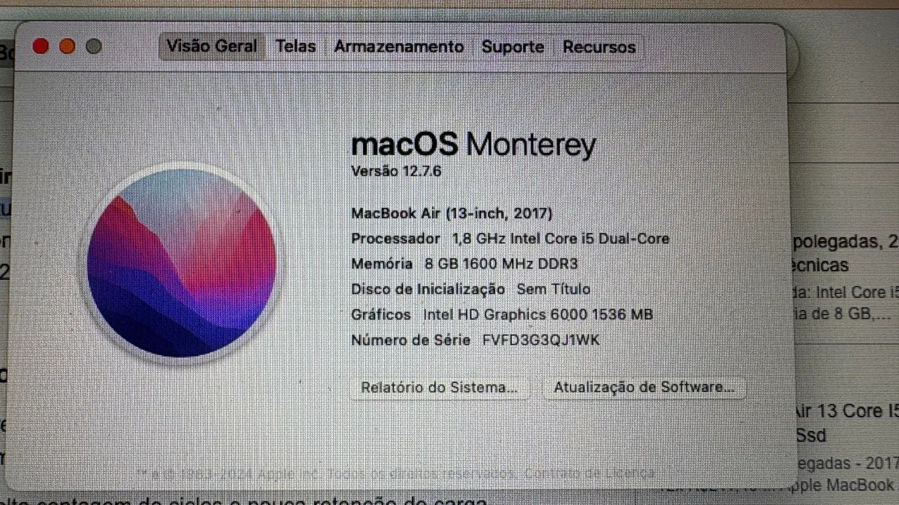 MacBook Air 13 2017 - 8GB RAM - Intel Core i5 - Foto 2