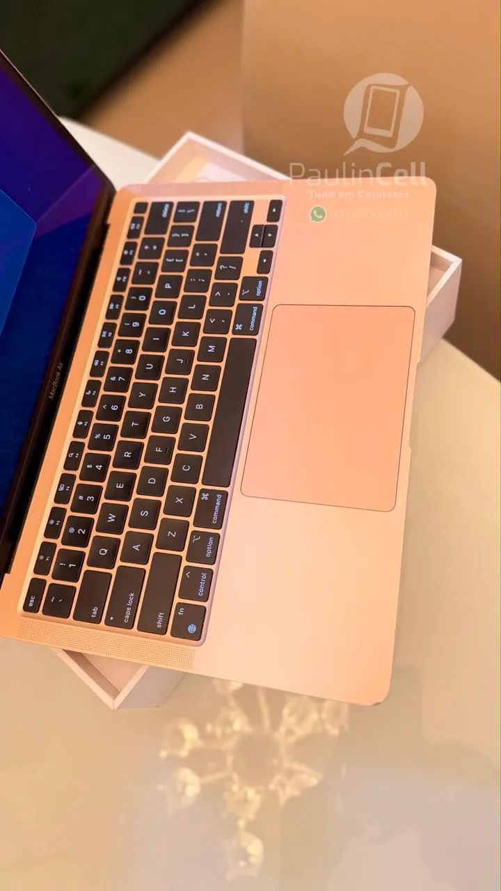 Macbook Air m1 dourado  - Foto 5