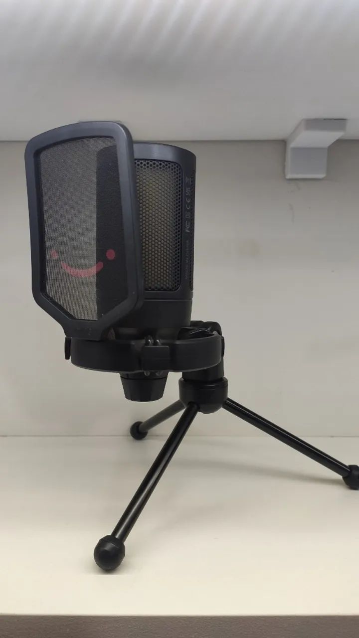 Microfone Fifine A6V - Condensador USB - Preto  - Foto 2