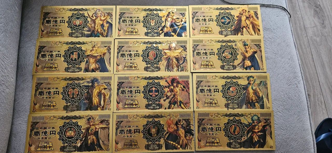 Cedula Fantasia Nippon Ginko - Os cavaleiros do zodiaco (12 de