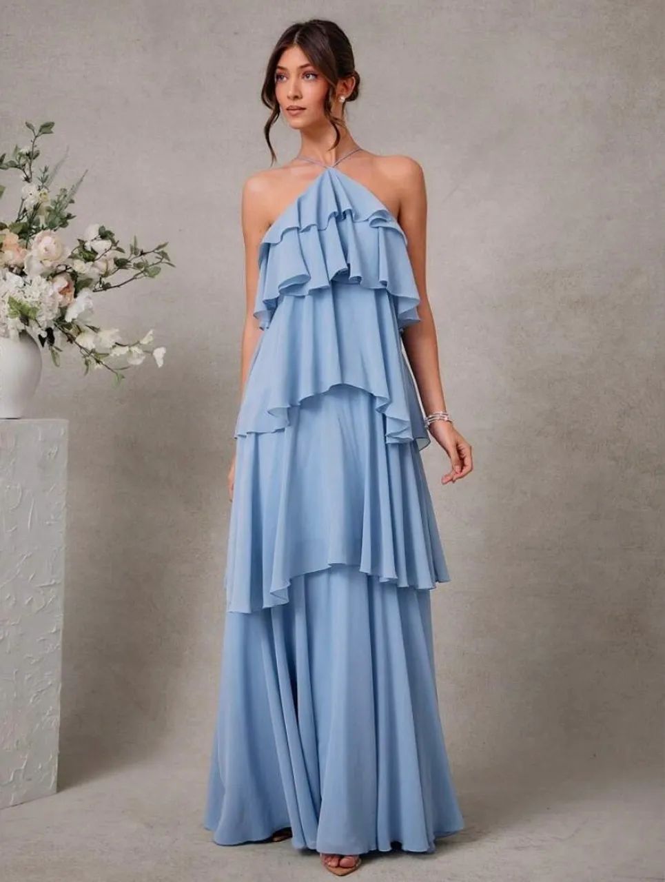 Vestido Longo elegante para casamento