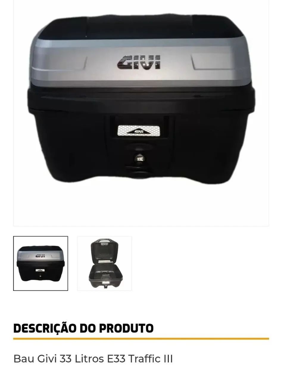 Baú GIVI 33 Lts