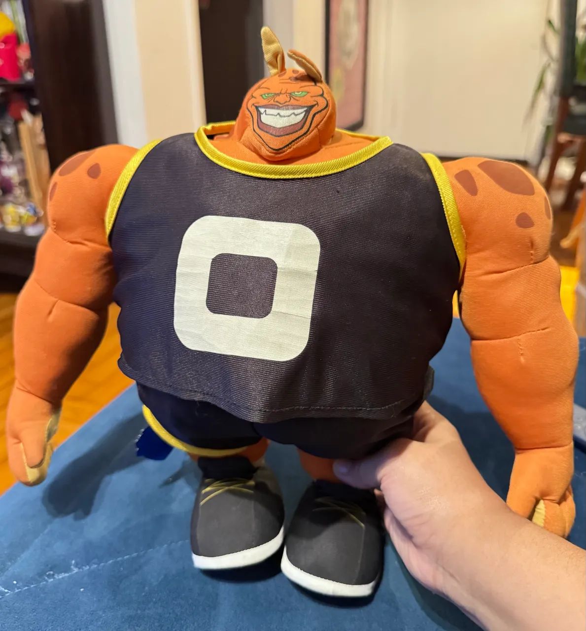 Boneco de pelúcia space jam, laranja de 1996