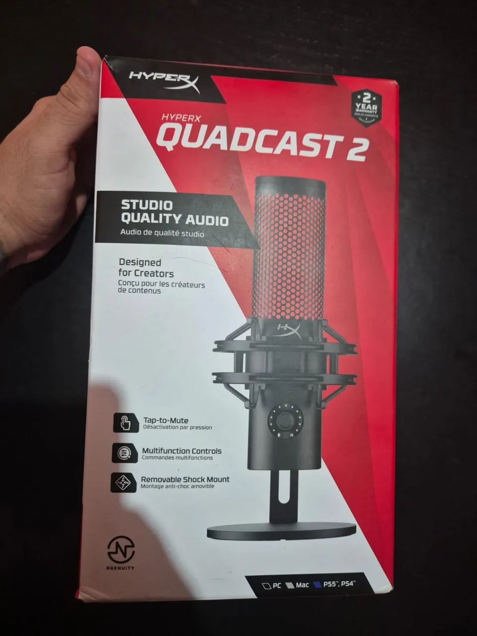 Microfone Hyperx Quadcast 2 