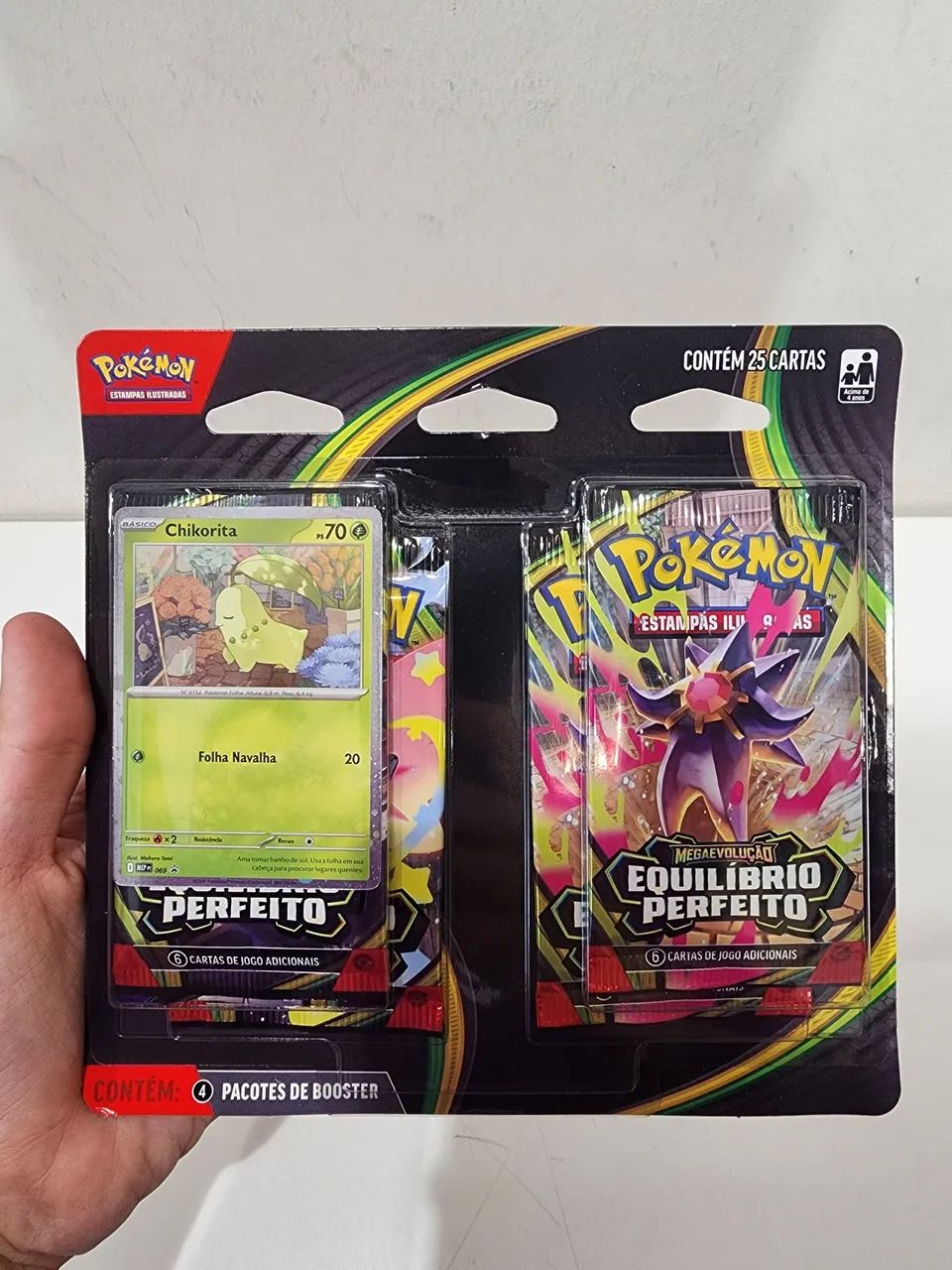 Original Blister Quádruplo Equilíbrio Perfeito Copag Pokémon 