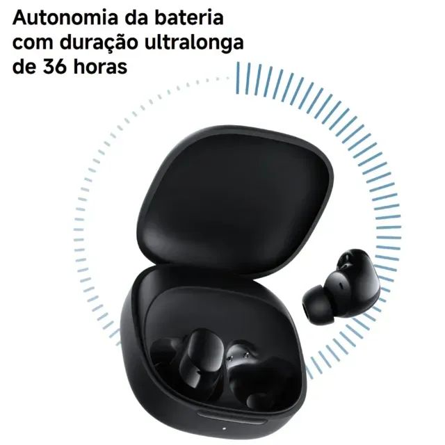 Fone Bluetooth Xiaomi Redmi Buds 6 Play - Preto (Original)
