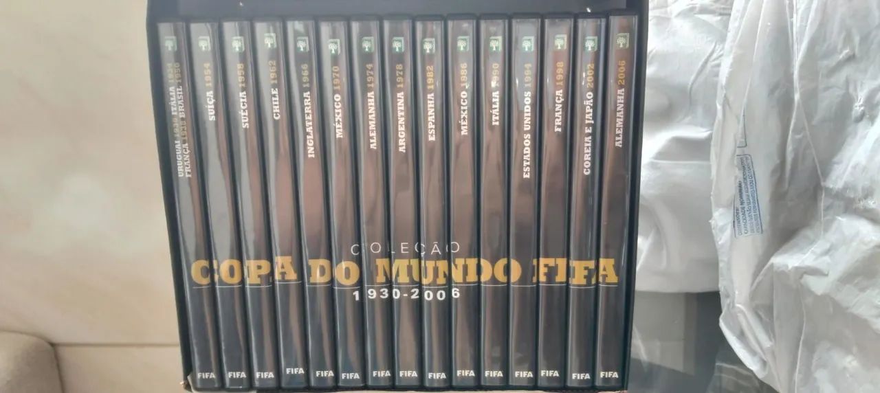 Combo de 15 dvds da copa do mundo 
