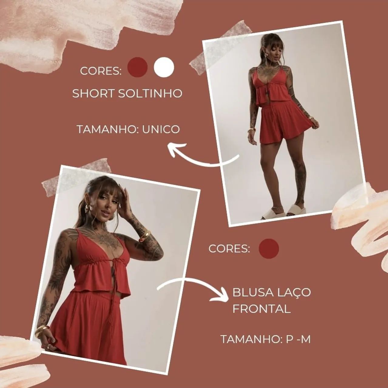 vistidos na moda tamanho P e M - Foto 3