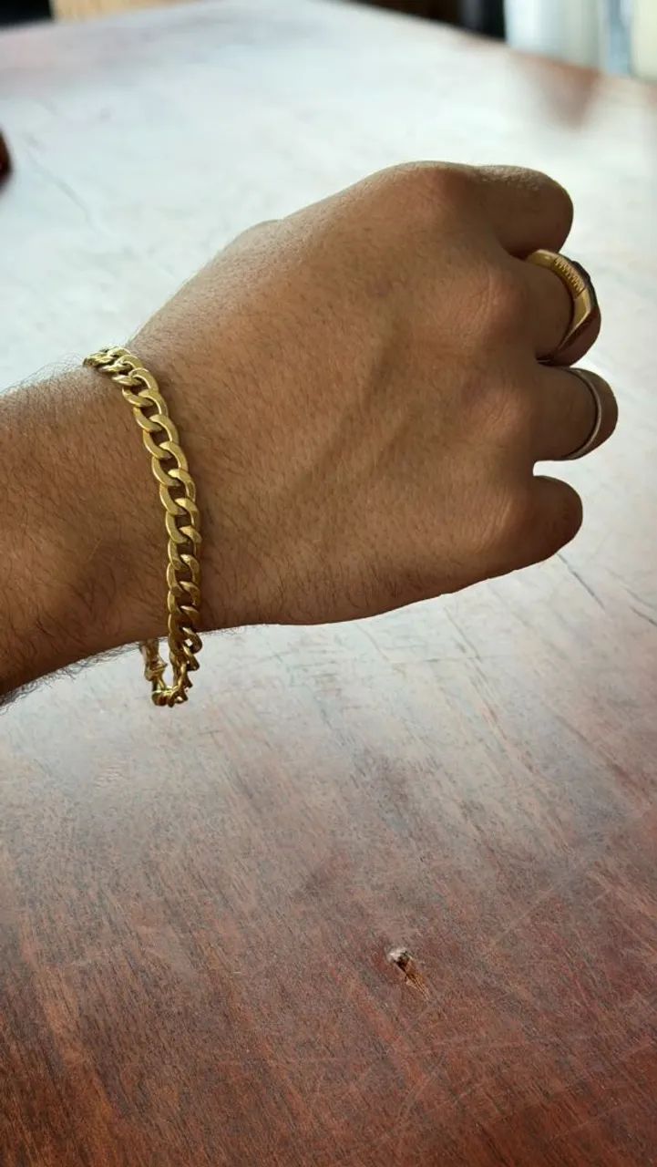 Pulseira de ouro 15.7 gramas  - Foto 3