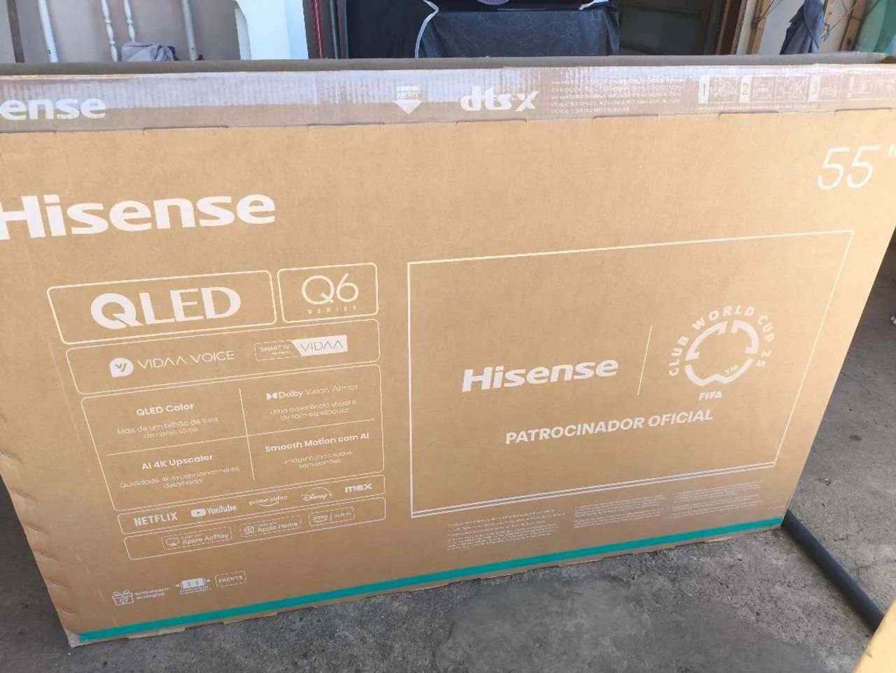 Smart TV HISENSE QLED 55' (RETIRAR PECAS) - Foto 5