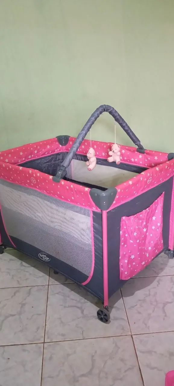 Berço portátil menina