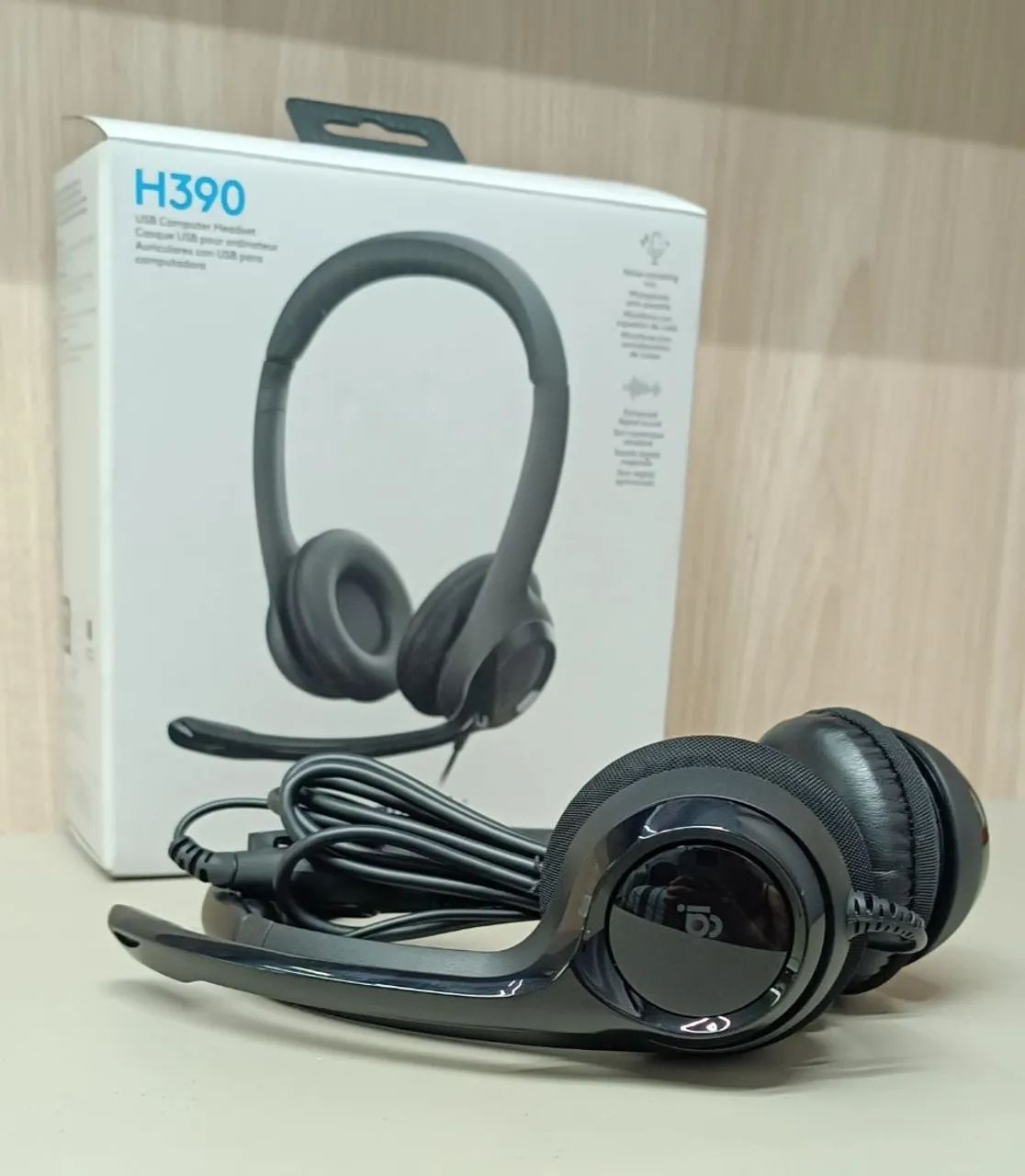 Headset Logitech H390 - Novo - Foto 2